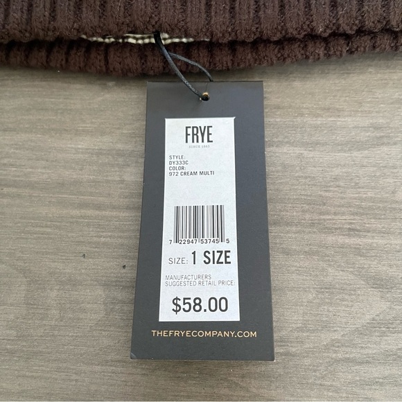 Frye Fair Isle Cuff Beanie with Pom - Picture 4 of 8